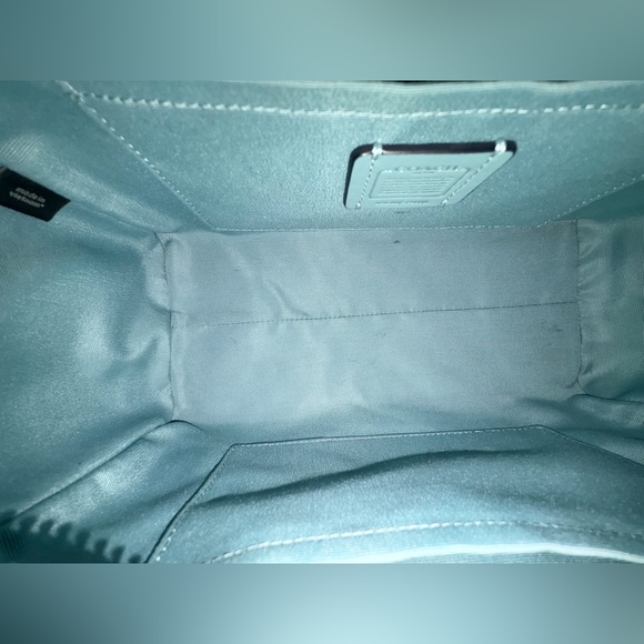 Coach Blake 25 Crossbody Satchel Pool Blue Pebbled Leather F55665 -Swagger Style - Picture 9 of 15